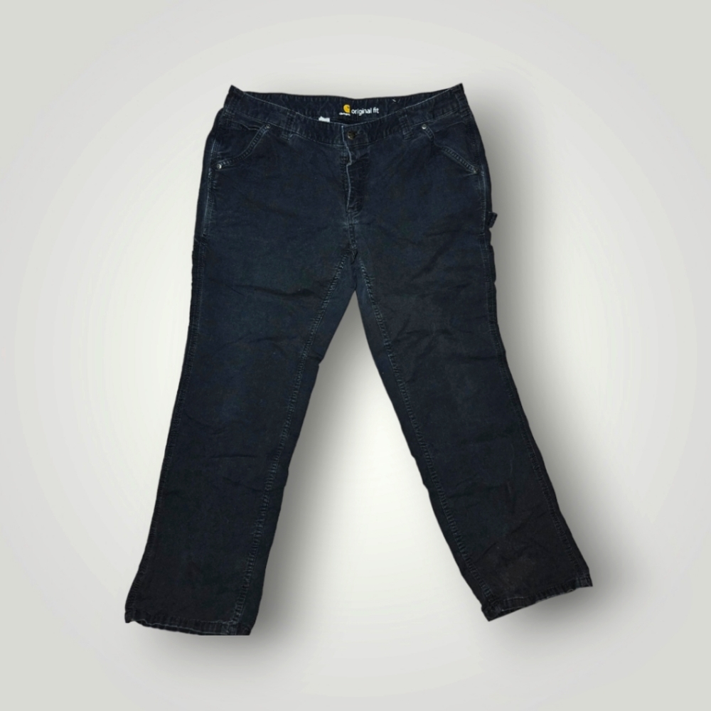 Carhartt Womens Navy Pants Original Fit Size 16